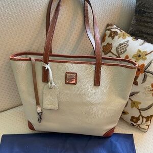 Dooney & Bourke Pebbled Leather Tote Bag